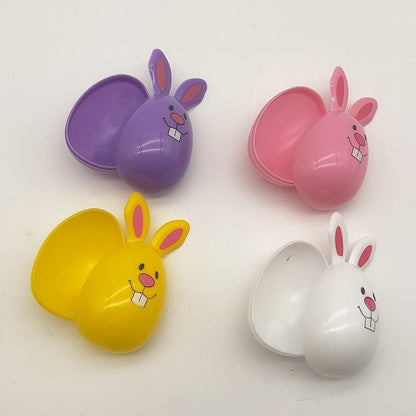 Œuf de Pâques en plastique en forme de lapin pour enfants – Œuf surprise amusant et coloré qui s’ouvre 🐰🎁