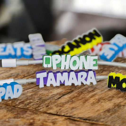 Personalized 3D Print Name 1.5 Meter USB Cable