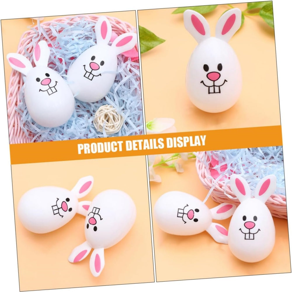 Œuf de Pâques en plastique en forme de lapin pour enfants – Œuf surprise amusant et coloré qui s’ouvre 🐰🎁