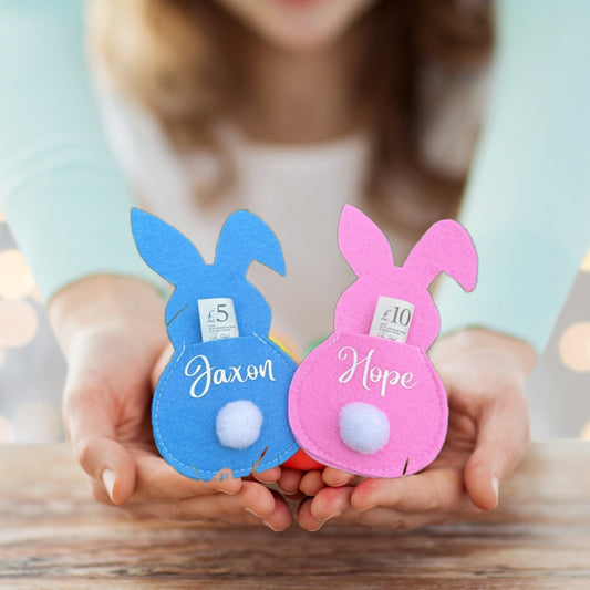 Personalised Easter Money Holder – Personalized Bunny Gift for Easter，For Kids 🐰💝