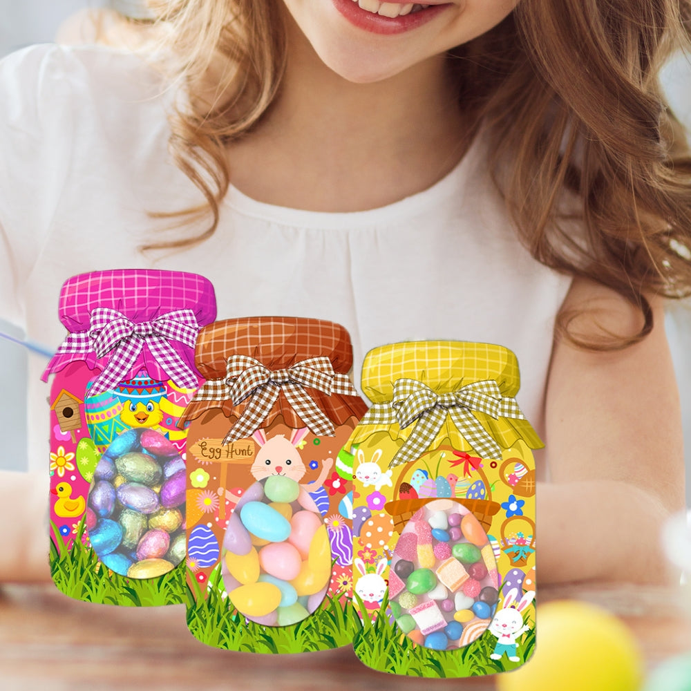 Easter Candy Treat Bag, Easter Basket Stuffer, Bunny Candy Holder, Easter Chick Candy Holder