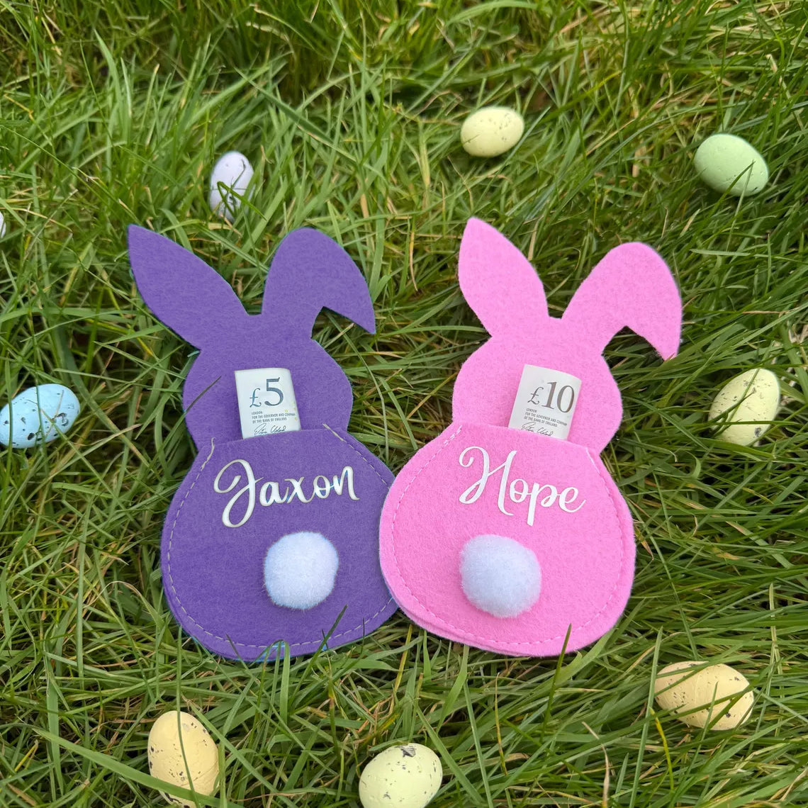 Personalised Easter Money Holder – Personalized Bunny Gift for Easter，For Kids 🐰💝