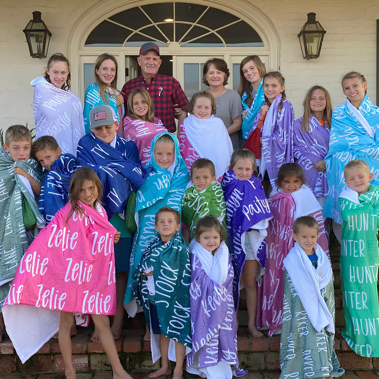 High Quality Super Soft Custom Family Name Blanket