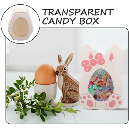 Pack Of 10pcs Easter Snacks Box Creative Convenient Gift Storage Case Packaging Box For Candy And Chocolates Gift Container Bag