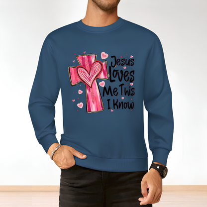 Jesus Loves Me Unisex Sweatshirt - Valentine’s Day Gift