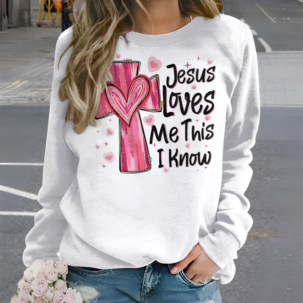 Jesus Loves Me Unisex Sweatshirt - Valentine’s Day Gift