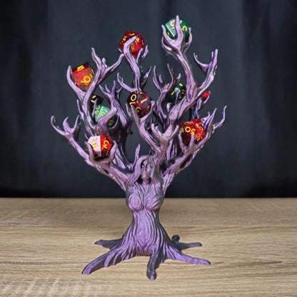 3D Dice Holder Tree Goddess - Dice Tray RPG Game Accessory, Dice Holder