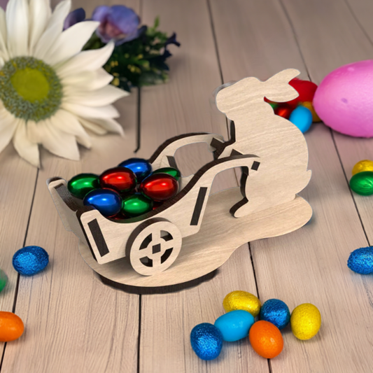 Easter Bunny Wheelbarrow Gift - Perfect Easter Holiday Present