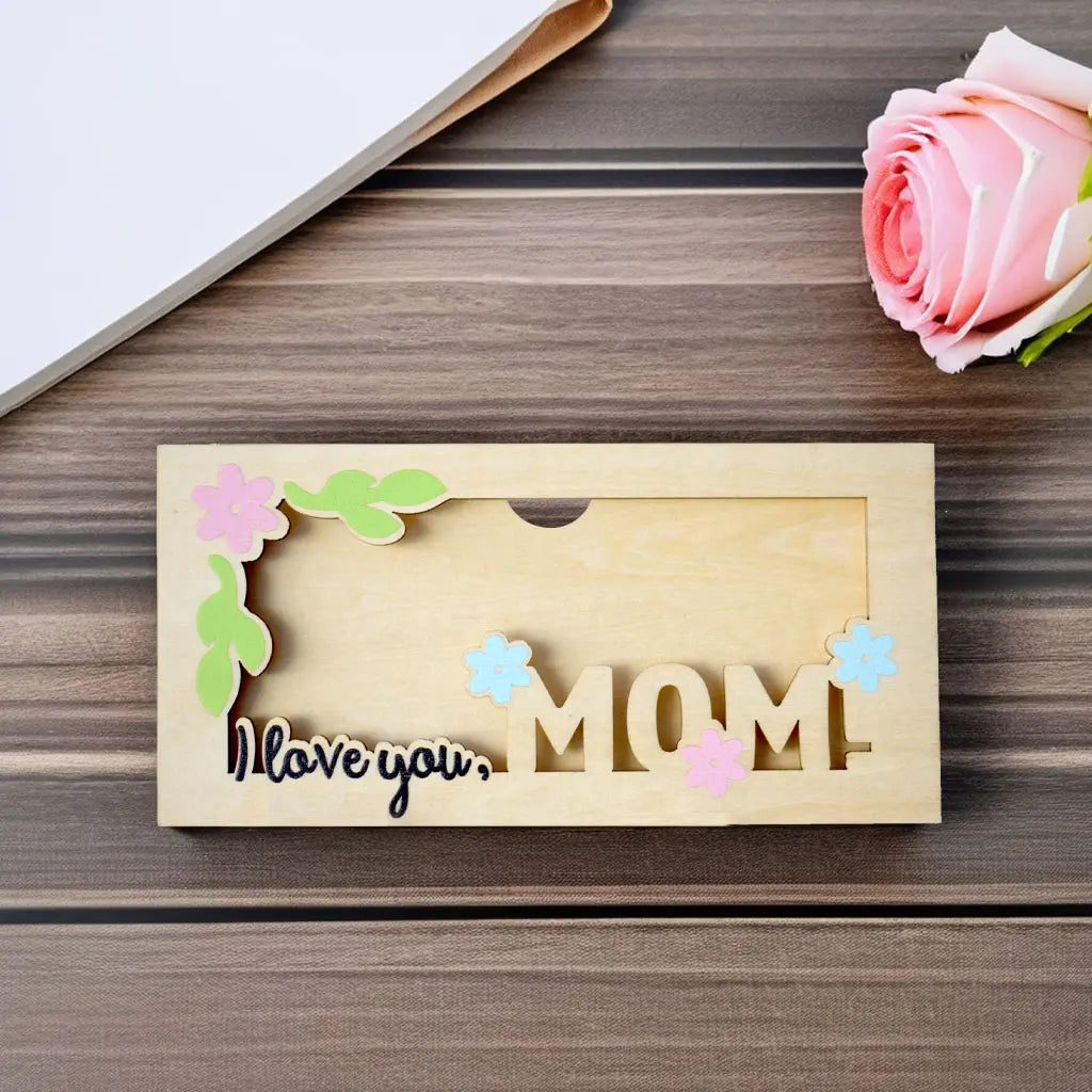 Wooden Envelope Money Wallet - Perfect Gift for Mother's Day & Father's Day