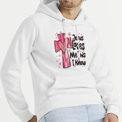 Jesus Loves Me Unisex Hoodie - Valentine’s Day Gift