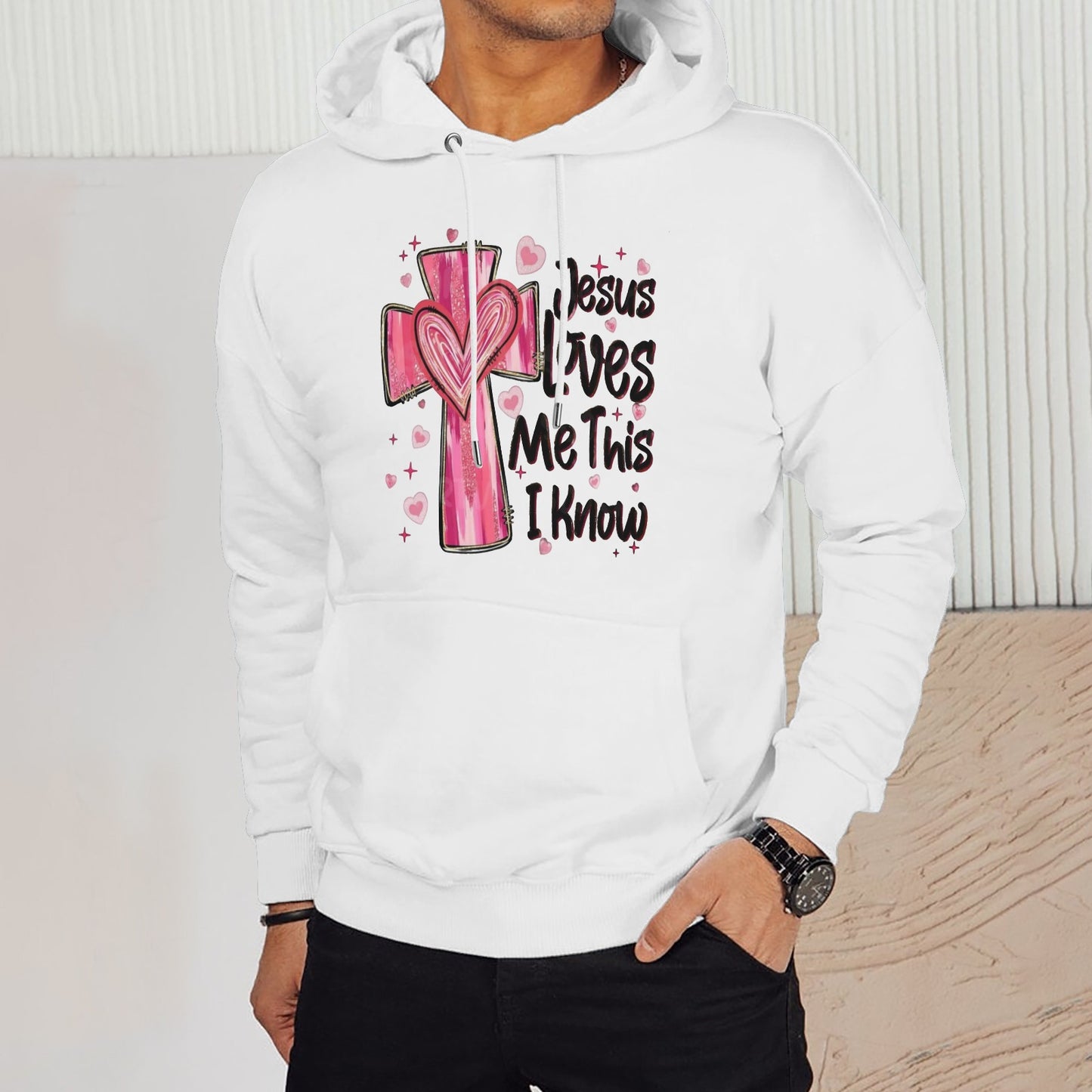 Jesus Loves Me Unisex Hoodie - Valentine’s Day Gift