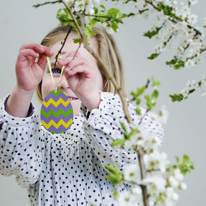 DIY Ostereier &amp; Hasen Bastelset aus Holz – Lustiges &amp; kreatives Ostergeschenk für Kinder