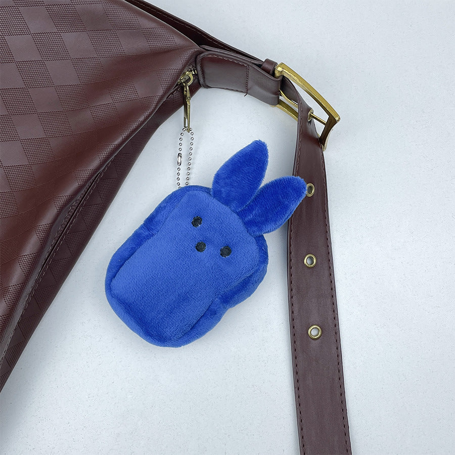 Easter Bunny Plush Coin Purse - Adorable Kids' Gift & Backpack Charm