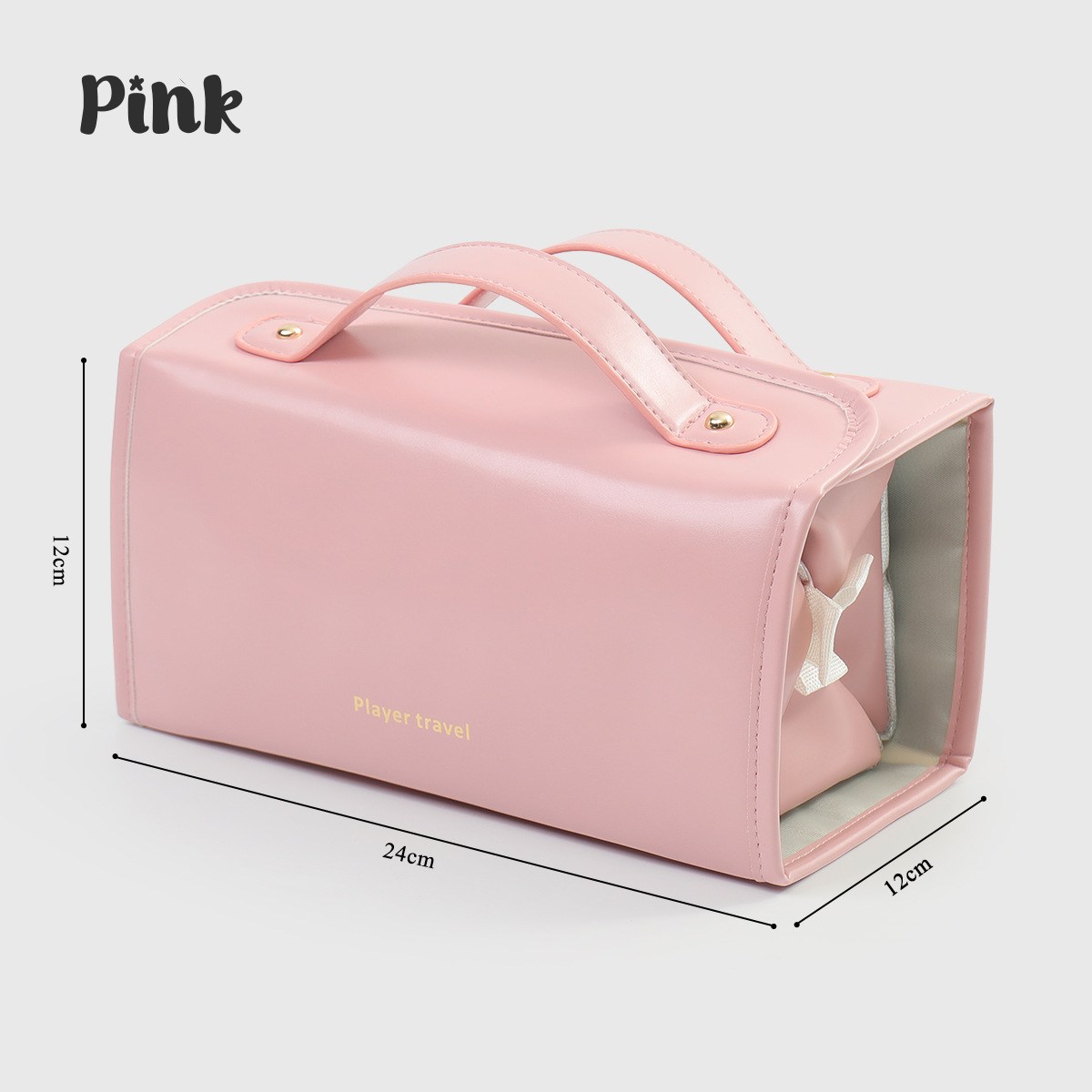 Customizable 4-in-1 Detachable Travel Makeup Bag