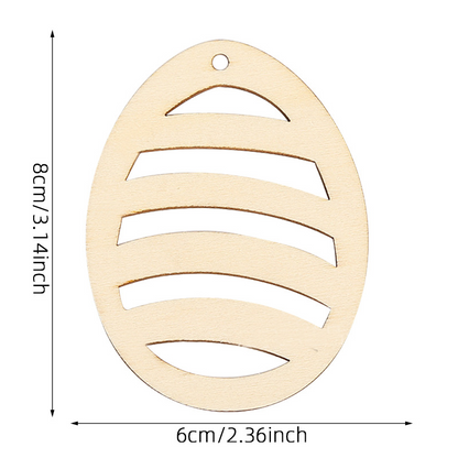 Coffret de bricolage d'œufs et de lapins de Pâques en bois – Cadeau de Pâques amusant et créatif pour les enfants