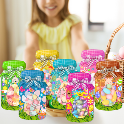 Easter Candy Treat Bag, Easter Basket Stuffer, Bunny Candy Holder, Easter Chick Candy Holder