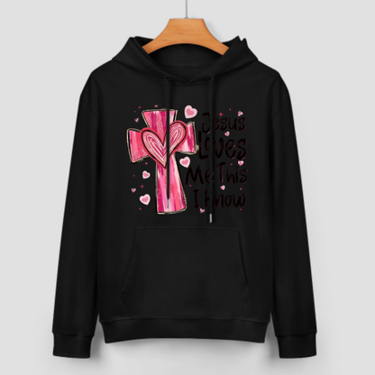 Jesus Loves Me Unisex Hoodie - Valentine’s Day Gift