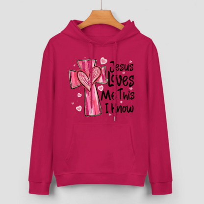 Jesus Loves Me Unisex Hoodie - Valentine’s Day Gift