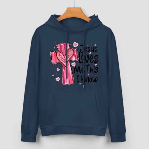 Jesus Loves Me Unisex Hoodie - Valentine’s Day Gift