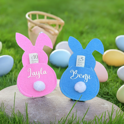 Personalised Easter Money Holder – Personalized Bunny Gift for Easter，For Kids 🐰💝