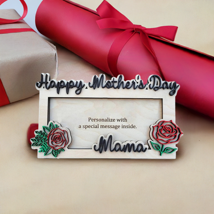 Wooden Rose Envelope Money Wallet - Perfect Mother’s Day Gift 🌹💖