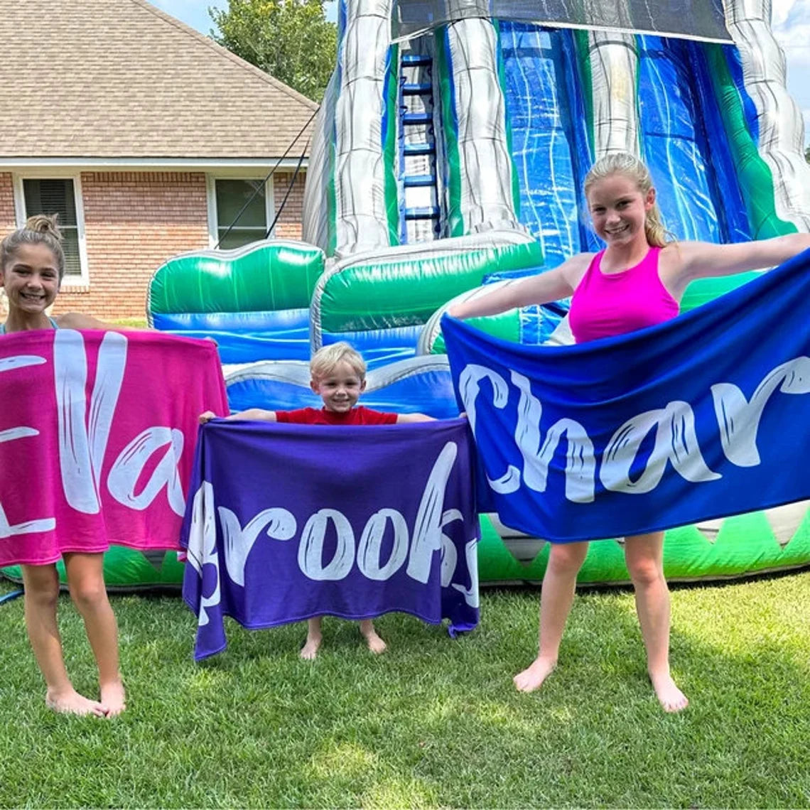 Custom Beach Towel birthday pool party Birthday gift Vacation Gift for bachelor party