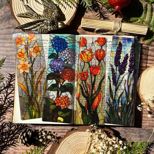 Custom Hand-Painted Glass Bookmarks – Your Story, Your Style