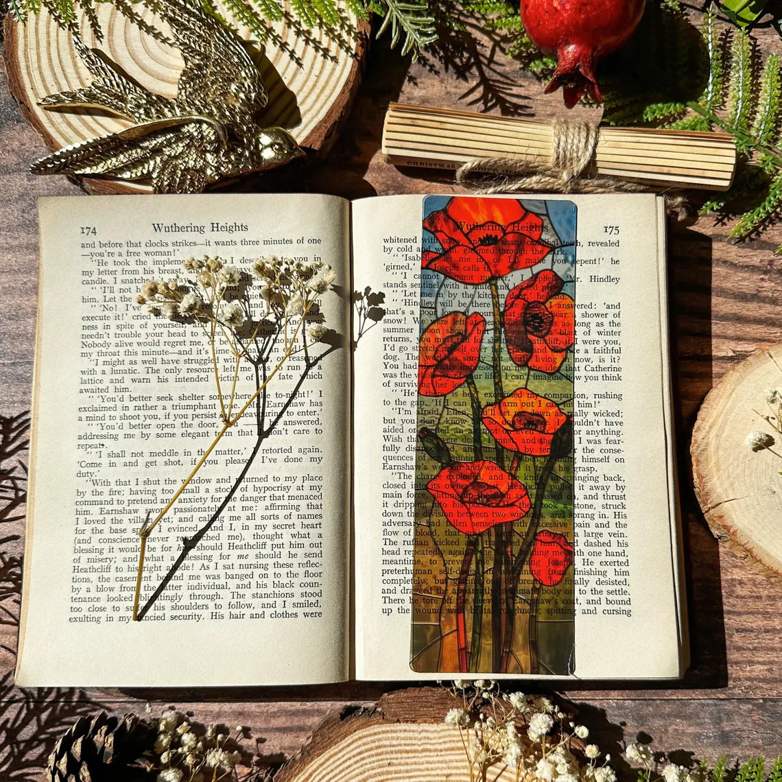 Custom Hand-Painted Glass Bookmarks – Your Story, Your Style