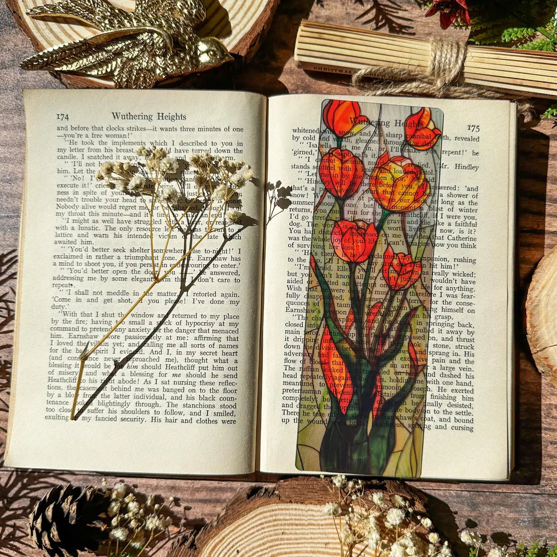 Custom Hand-Painted Glass Bookmarks – Your Story, Your Style