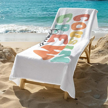 Personalized Cousin Crew Beach Towel Family Reunion Gift