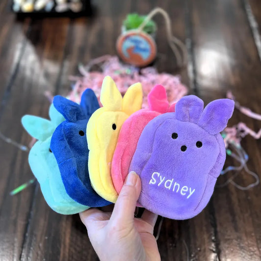 Porte-monnaie en peluche lapin de Pâques – Adorable cadeau pour enfants et breloque pour sac à dos