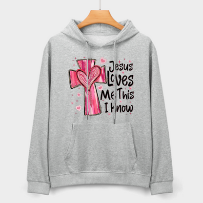 Jesus Loves Me Unisex Hoodie - Valentine’s Day Gift