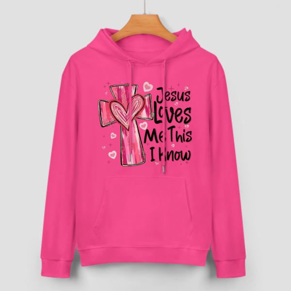 Jesus Loves Me Unisex Hoodie - Valentine’s Day Gift