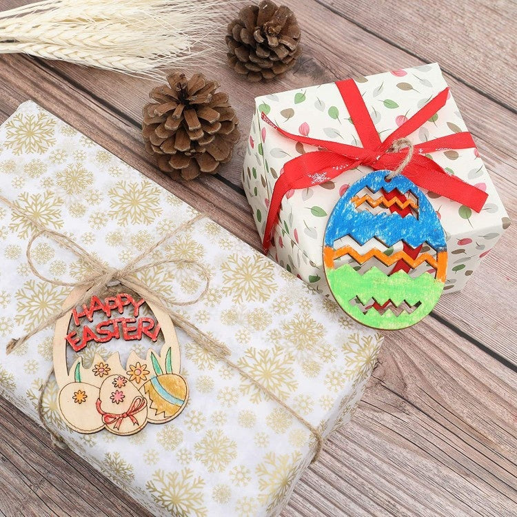 DIY Ostereier &amp; Hasen Bastelset aus Holz – Lustiges &amp; kreatives Ostergeschenk für Kinder