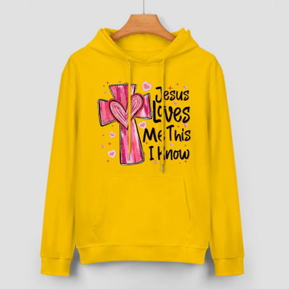 Jesus Loves Me Unisex Hoodie - Valentine’s Day Gift