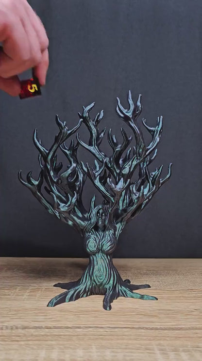 3D Dice Holder Tree Goddess - Dice Tray RPG Game Accessory, Dice Holder