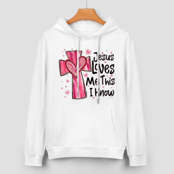 Jesus Loves Me Unisex Hoodie - Valentine’s Day Gift