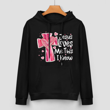 Jesus Loves Me Unisex Hoodie - Valentine’s Day Gift