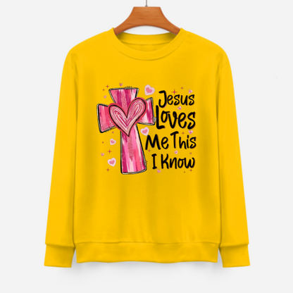 Jesus Loves Me Unisex Sweatshirt - Valentine’s Day Gift